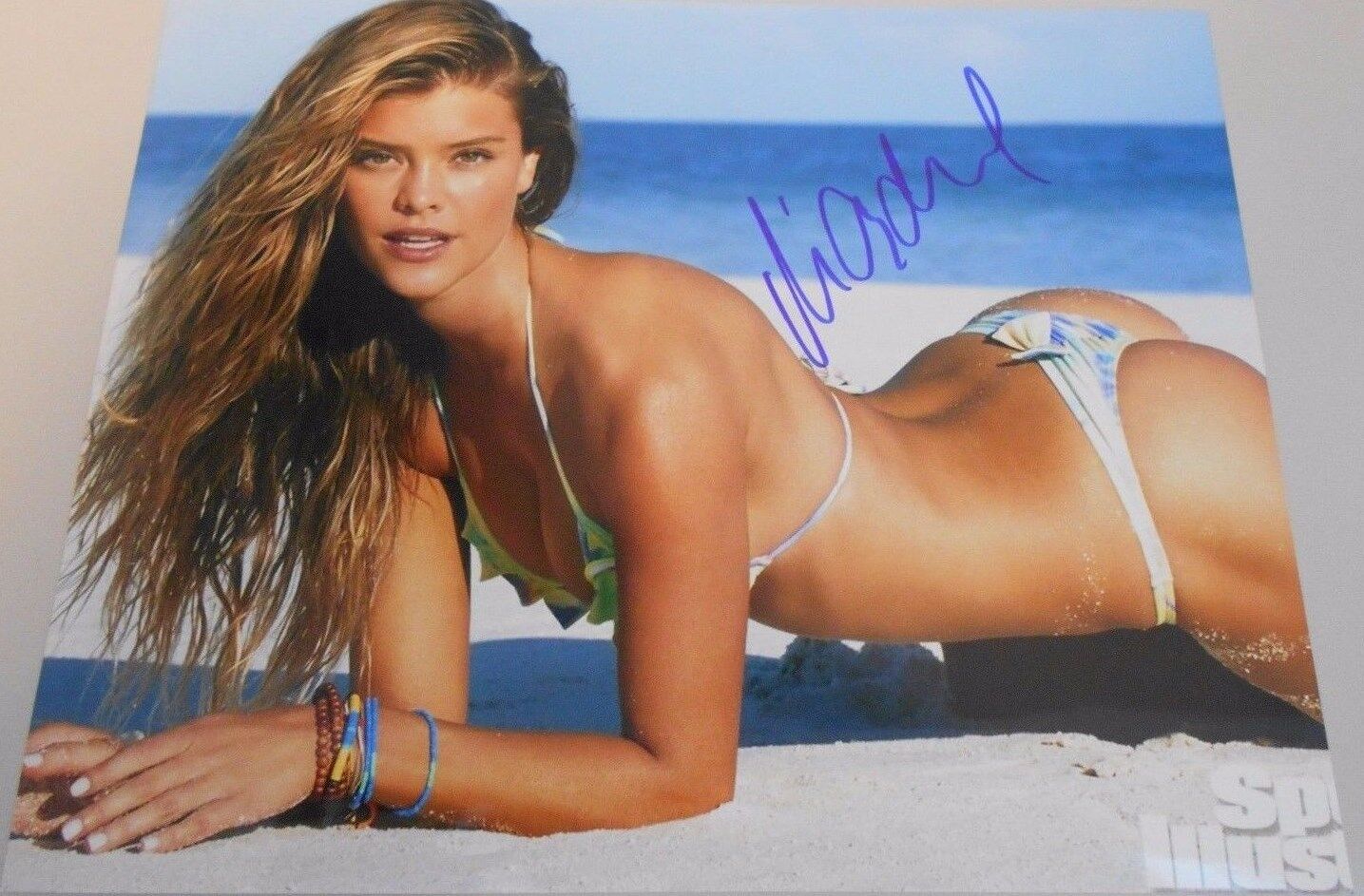 NINA AGDAL MODEL * ACTRESS * SUPER HOT * HAND SIGNED Photo Poster painting 8 X 10 W/COA