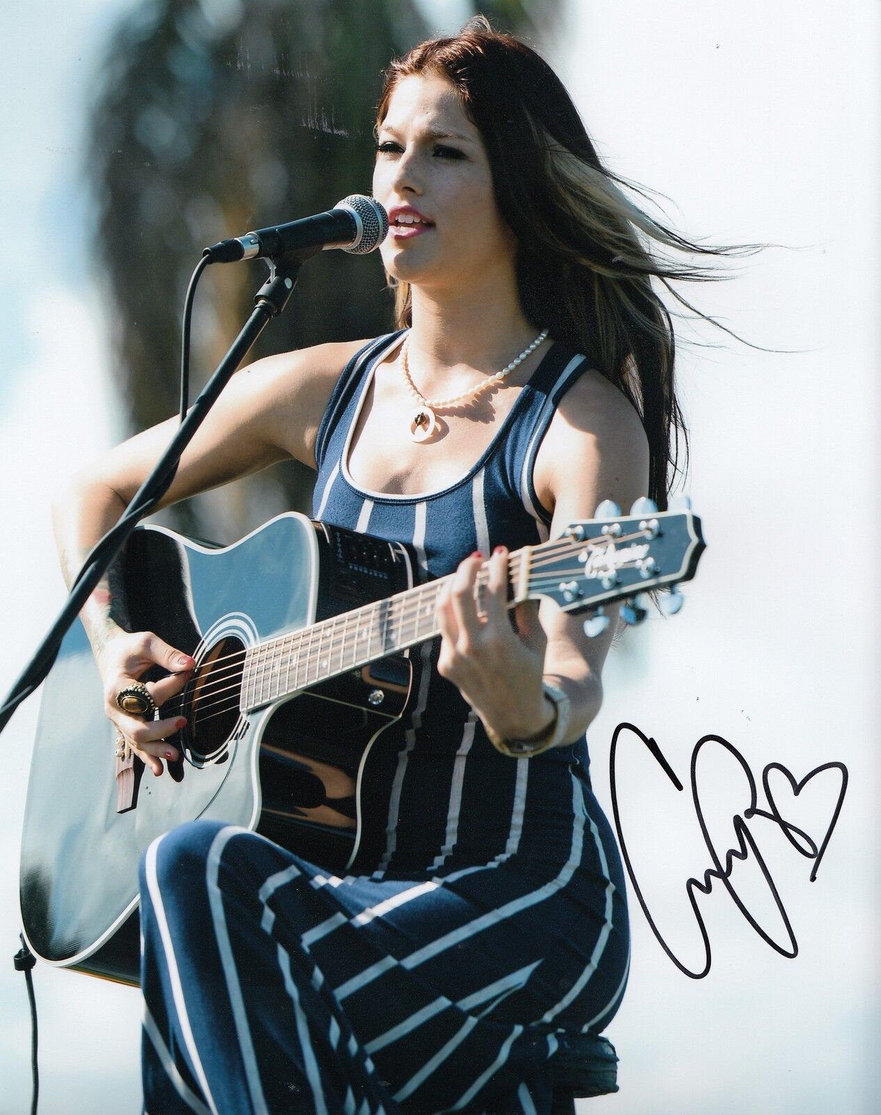 CASSADEE POPE signed (COUNTRY MUSIC SINGER) 8X10 Photo Poster painting W/COA *THE VOICE* #3