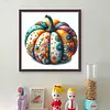 Flower Pumpkin-11CT Stamped Cross Stitch 45*45cm/17.72*17.72in