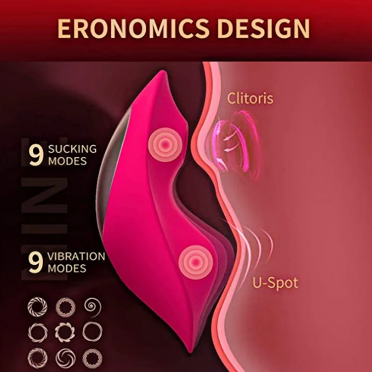 Portable 9-Mode Wearable Vibrator with App Control and Magnetic Charging