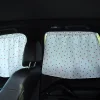 Car Sun Shield Floral Car Side Window Privacy Curtain