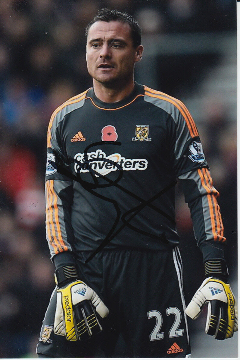 HULL CITY HAND SIGNED STEVE HARPER 6X4 Photo Poster painting 1.