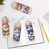 4Pcs Diamond Painting Cat Bookmark for Reading Enthusiasts Book Lovers