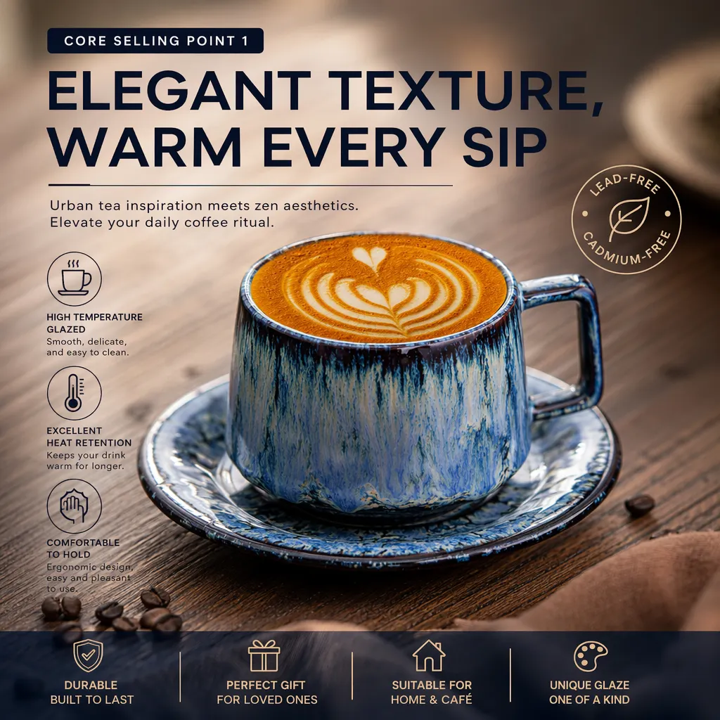 Artisan-Made Enamel Coffee Cups & Mugs