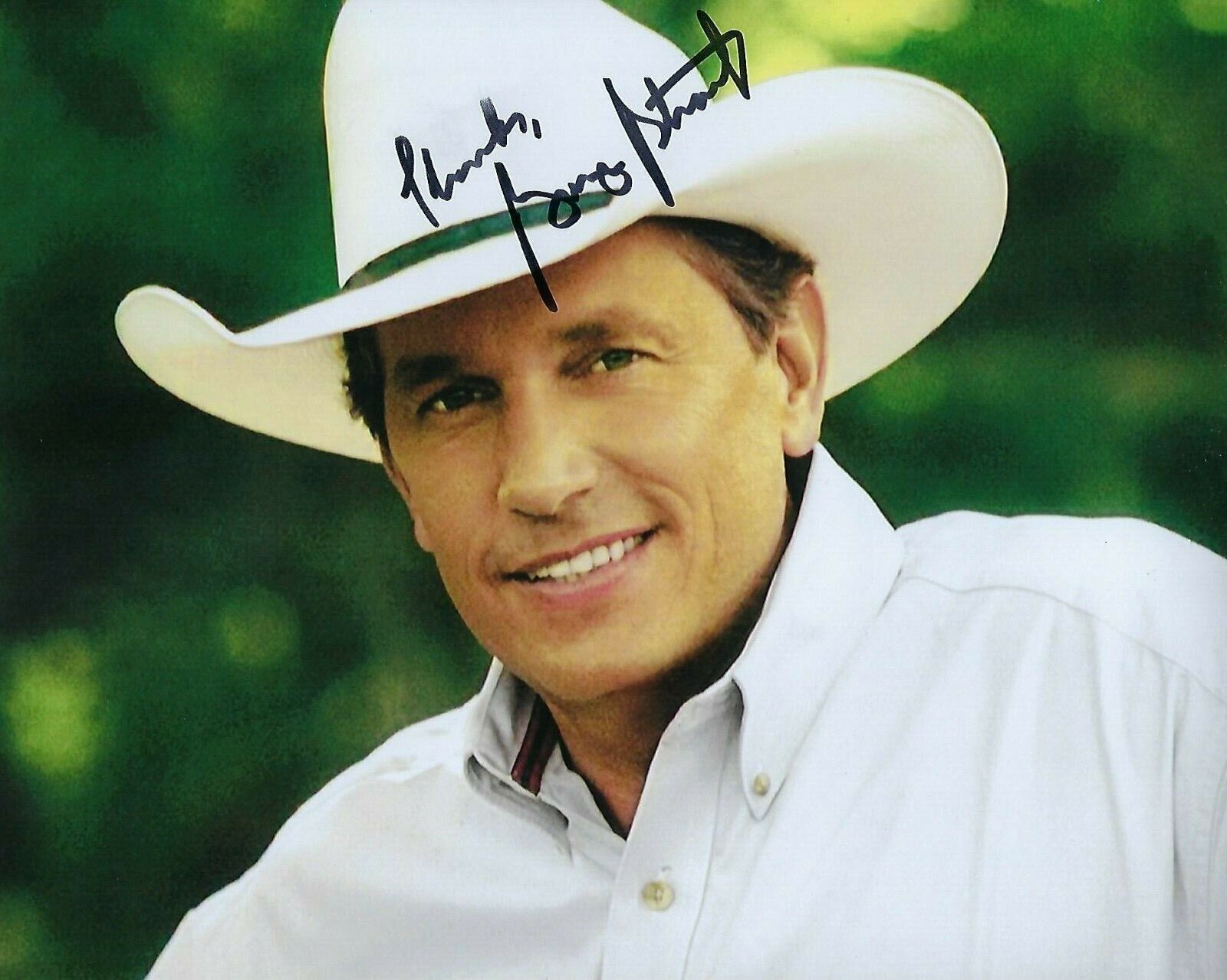 GFA Check Yes or No Country Legend * GEORGE STRAIT * Signed 8x10 Photo Poster painting GS1 COA