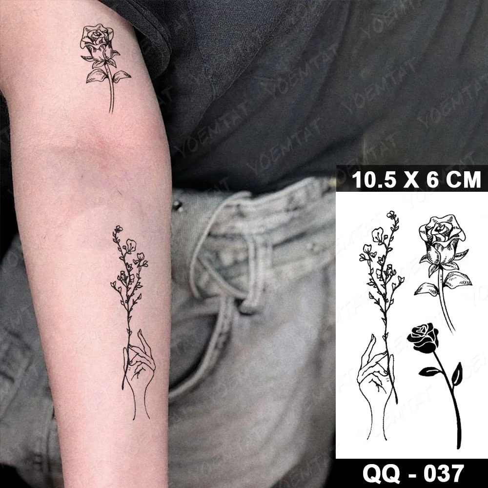 Waterproof Temporary Tattoo Sticker Cloud Lightning Magic Flash Tatoo Small Cute Crystal Hand Wrist Fake Tatto For Body Art