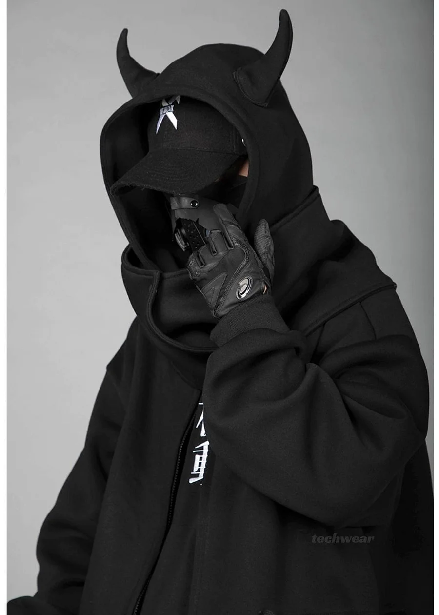 Devil Horn Hoodies - Jiye Heavy Industry - X