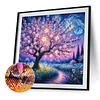 Diamond Painting-5D Full Round Drill Flower Trees(40x40cm)