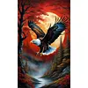 Eagle-11CT Stamped Cross Stitch 40*65cm tapestrymarket