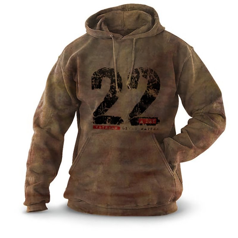 Outdoor hooded sports and leisure printed pullover sweater / [viawink] /
