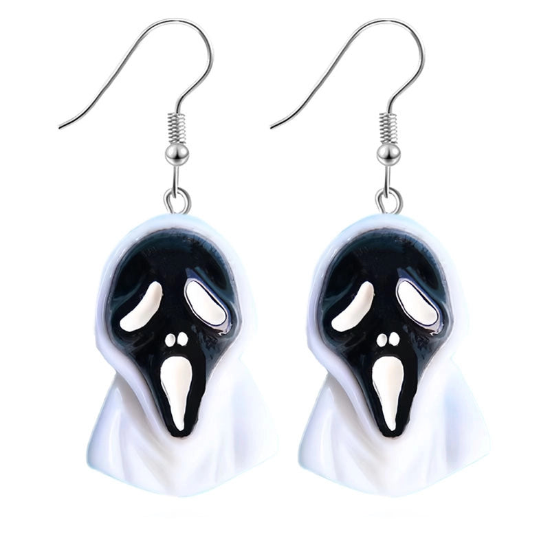 Halloween Cute Funny Halloween Pattern Resin Holiday Party