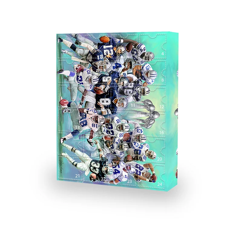 Dallas Cowboys Advent Calendar🎁24 Gifts Are In It