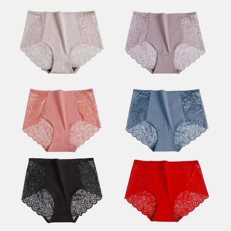 [6 PCS]Women's Lace Panties