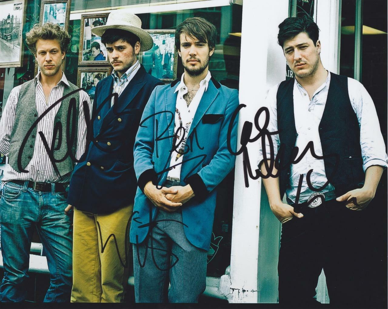 Mumford and Sons SIGNED AUTOGRAPHED 10 X 8
