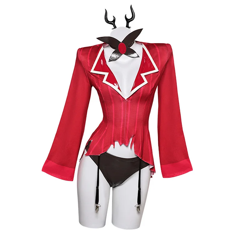 Hazbin Hotel (2024) Alastor Sexy Lingerie For Women Cosplay Costume Outfits Halloween Carnival Suit