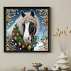 Pferd, speziell geformte 5D-DIY-Teilbohrer-Diamantkunst-Kit f&uuml;r Erwachsene, Anf&auml;nger, Wohnheimdekoration, Diamanten, Gem&auml;lde, Edelsteinkunst 30x30cm.