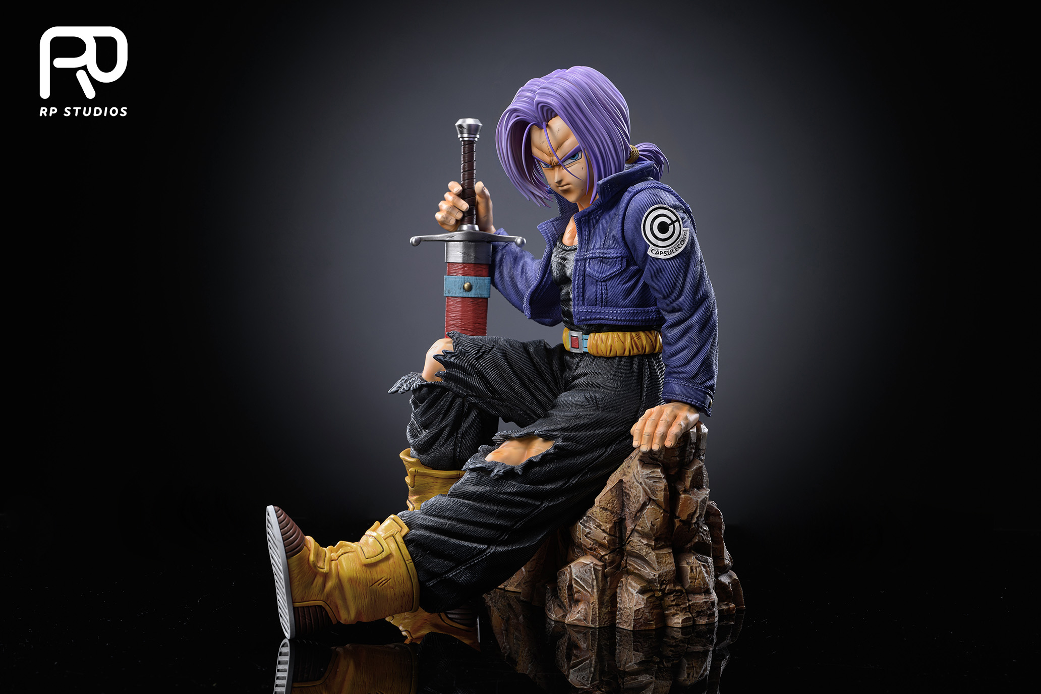 1/6 & 1/4 Scale Future Long Hair Trunks Dragon Ball Resin Statue RP