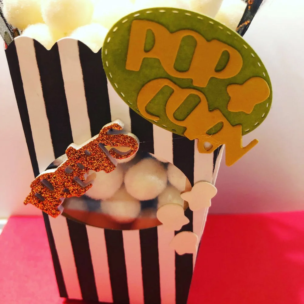 New Beautiful Popcorn box Cutting Dies Stencils for DIY Scrapbooking  photo album Decorative Embossing DIY Paper Cards