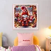 Love Rose Gnome-14CT Counted Cross Stitch 40*40cm