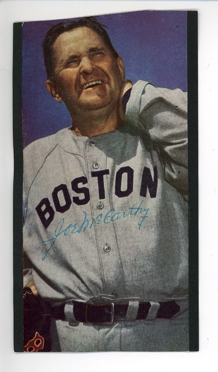 Joe McCarthy VINTAGE Signed Autographed Magazine Photo Poster painting Boston Red Sox