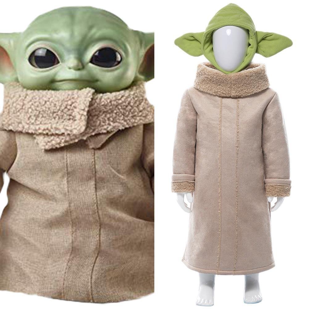 The Mandalorian Star Wars Yoda Baby Cosplay Kostüm Klein Baby