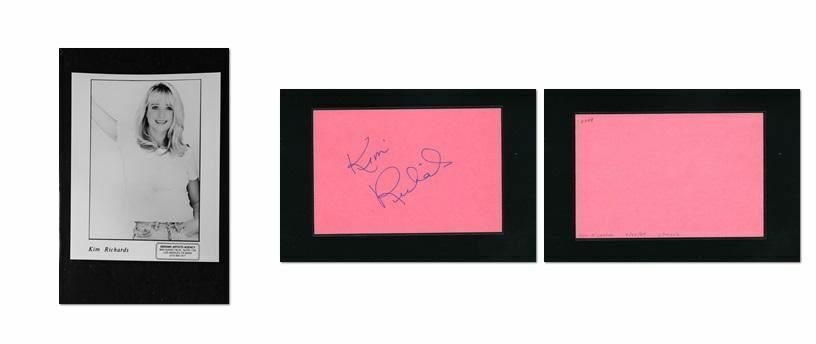 Kim Richards - Signed Autograph and Headshot Photo Poster painting set - Escape from Witch Mount