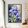 Iris-11CT Stamped Cross Stitch 40*60cm/15.75*23.62in  tapestrymarket