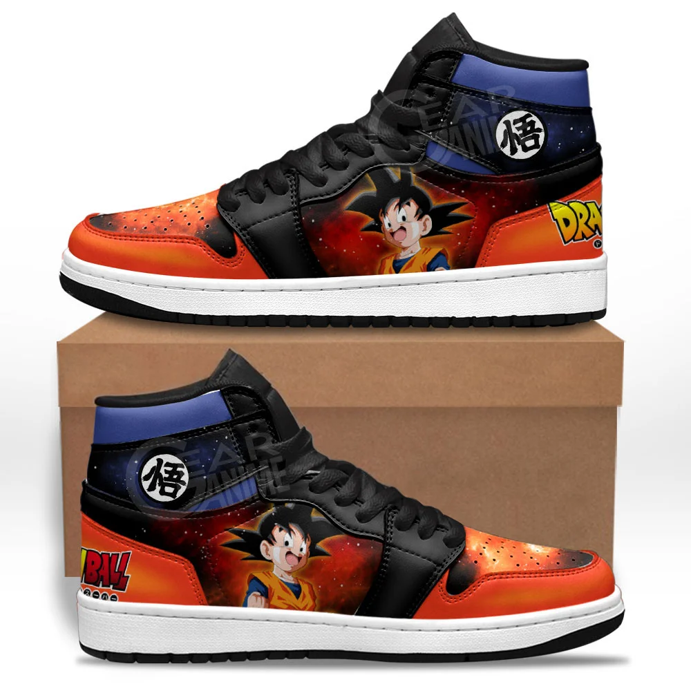 Goten Sneakers Custom Dragon Ball Anime Shoes Mix Galaxy