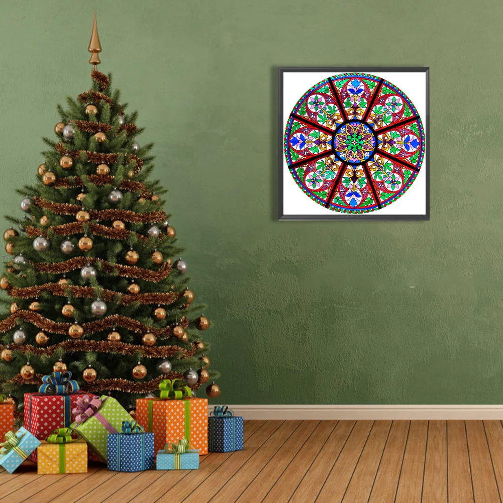 Full Round Diamond Painting 40*40cm - Mandala