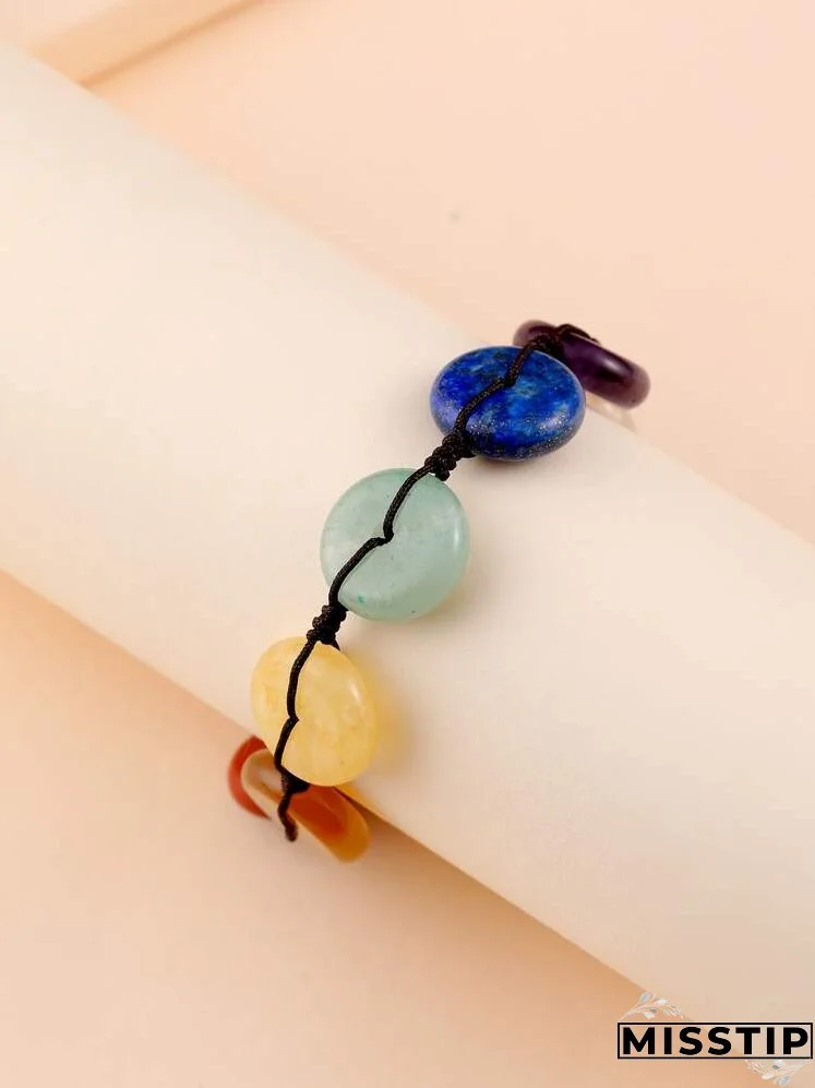 Round Stone Decor Bracelet