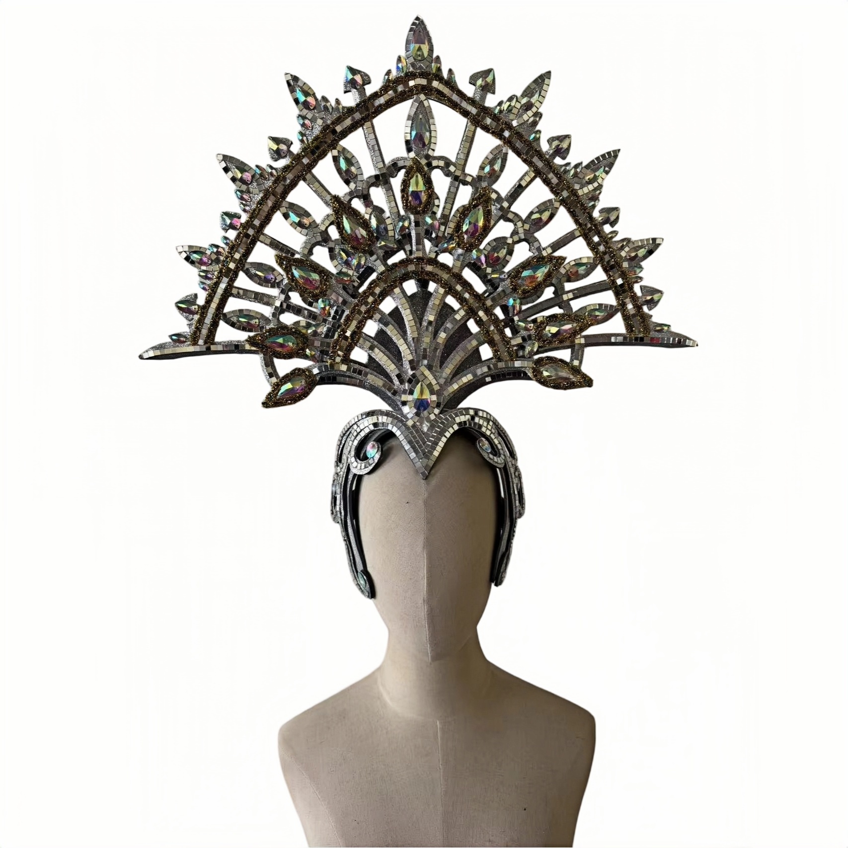 VCSHOES FASHIONABLE AND EXQUISITE HEADDRESS FEATHERS SAMBA DANCE CARNIVAL HALLOWEEN PARTY LATIN DANCE BAR PERFORMANCE HAT MASQUERADE