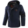 Men's Casual Jacket Parka Autumn and Winter Hooded Men's Coat Solid Color Outdoor