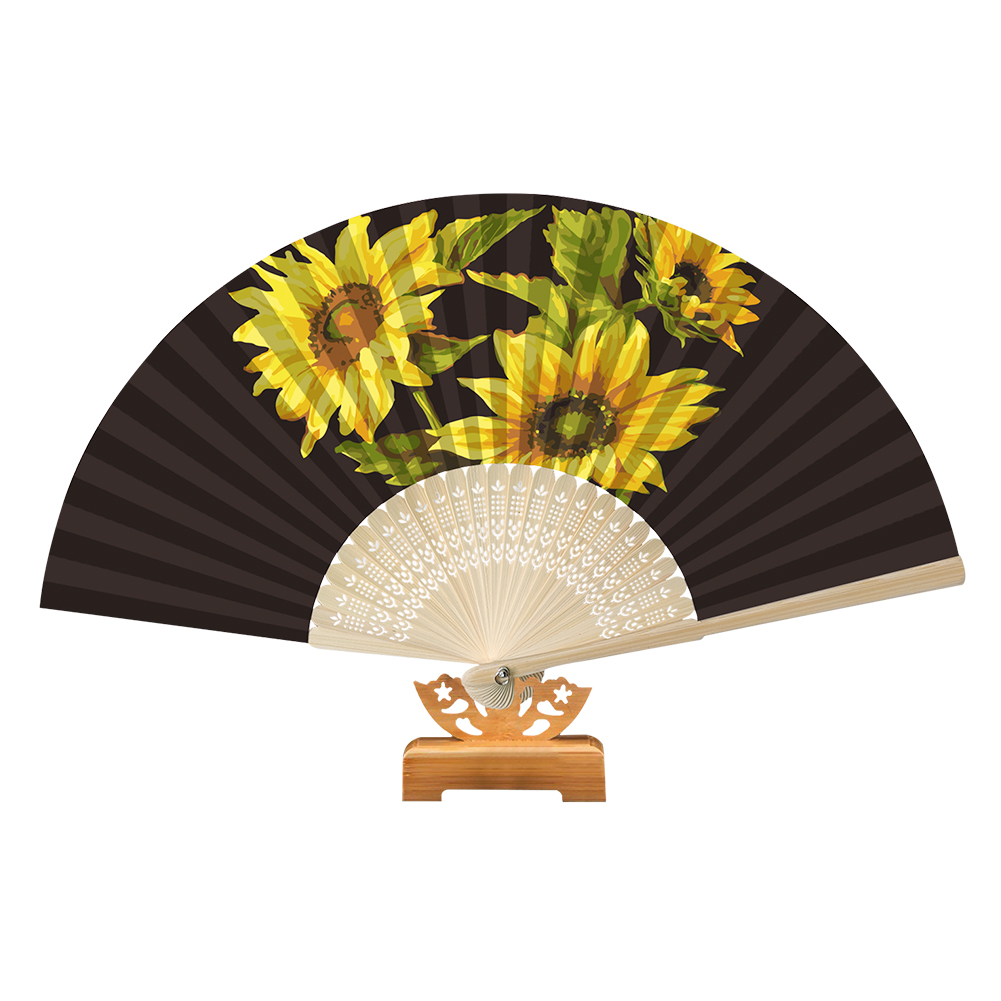 

Sunflower - Paint By Numbers - Folding Fan, 501 Original