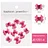 10PC Alloy Butterfly Zircon Nail Art Rhinestone 3D Gold Silver Shiny Diamond Nail ART Gems Butterfies Crystal Manicure Accessory | Cncures