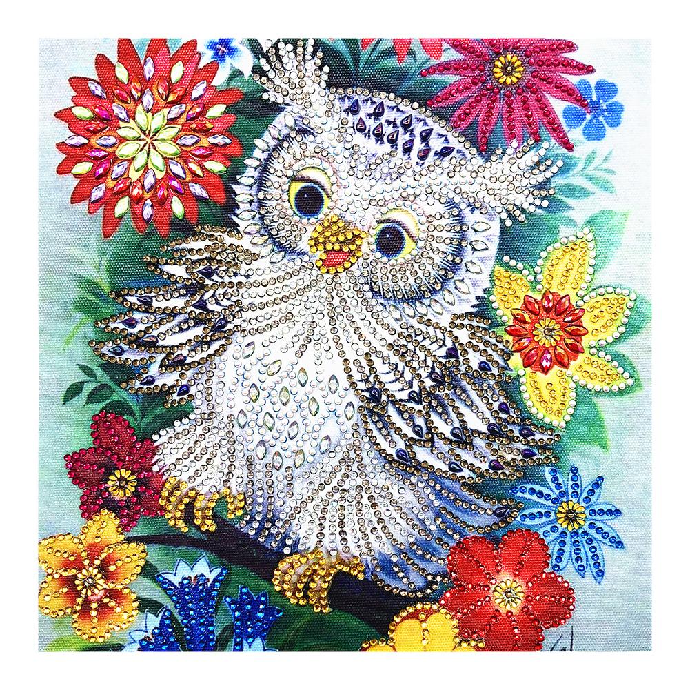 

Owl - Special Shaped Diamond Painting - 30*30CM, 501 Original