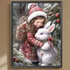Diamond Painting -DIY Full Square Drill Cute Little Girl(35x45cm)