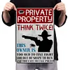 Warning - Vintage Metal Signs - 20*30cm/30*40cm - Warning