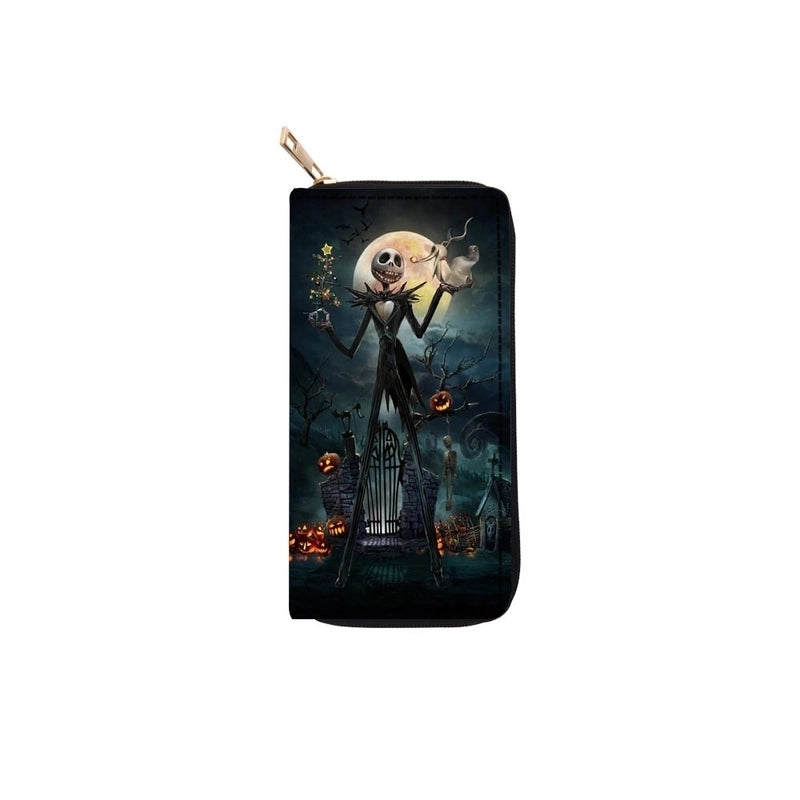 Women’s Printing Pu Leather Zipper Wallets