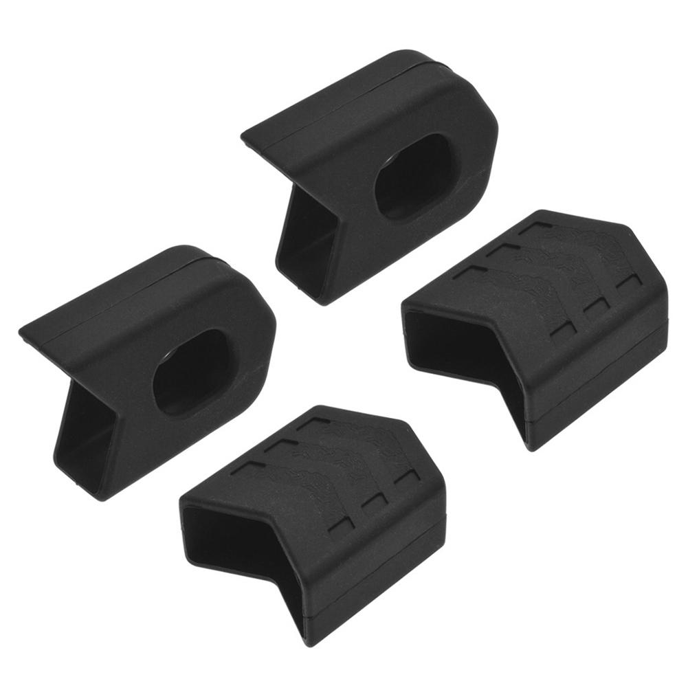 

1 Pair Bicycle Crank Covers Silicone Crankset Protector Arm Sleeve, Black, 501 Original