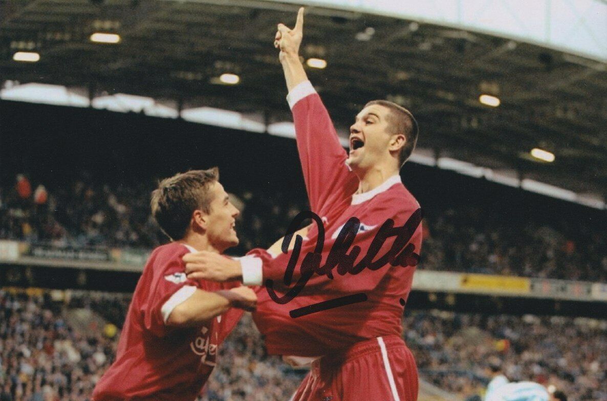 DOMINIC MATTEO HAND SIGNED 6X4 Photo Poster painting - LIVERPOOL AUTOGRAPH - FOOTBALL 1