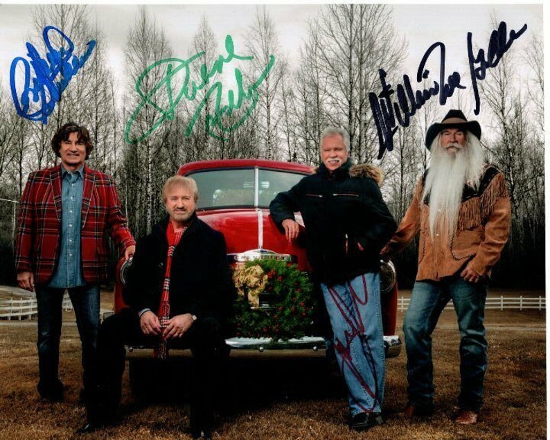 The oak ridge boys signed autographed group Photo Poster painting