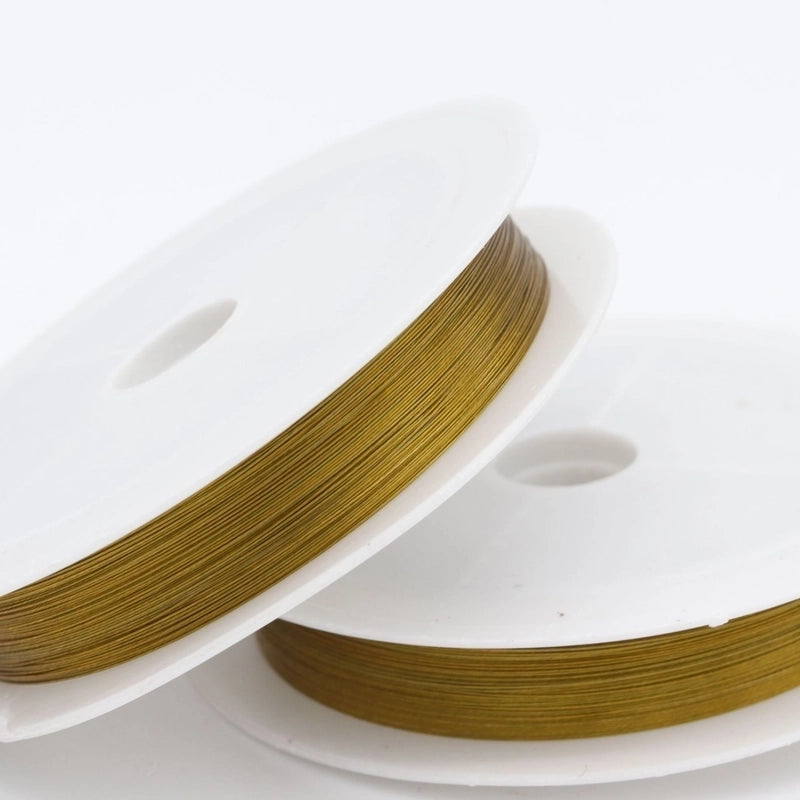 1 Piece 0.25mm 0.3mm 0.45mm 304 Stainless Steel Solid Color Polished Steel Wire