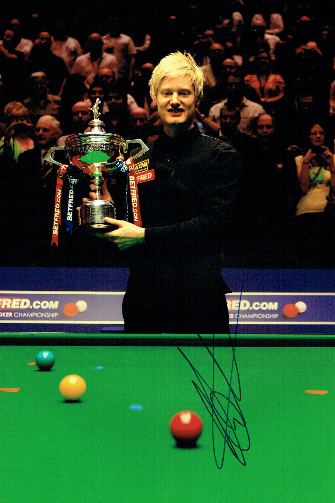 Neil ROBERTSON Signed Autograph Snooker Champion 12x8 Photo Poster painting AFTAL COA Australian