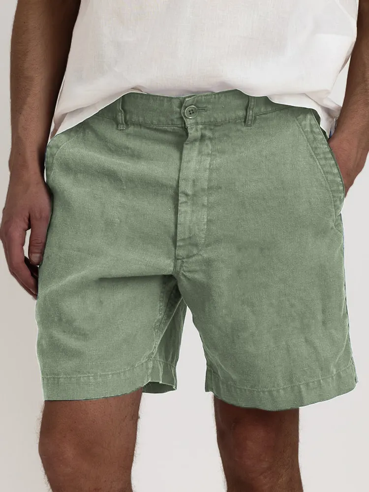Men's Comfort Linen Casual Everyday Shorts-Customized products