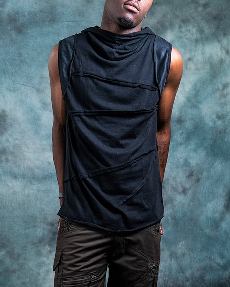 Men's Tank Top with Hoodie