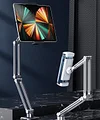 【BUY 2 FREE SHIPPING】Aluminum alloy desktop movable mobile phone and tablet same-screen stand multi-angle liftable stand