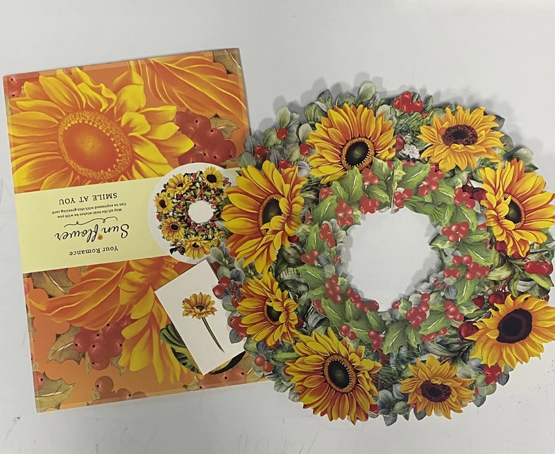 Explosions Creative 3D Stereo Greeting Card Mother’s Day Paper Flowers In Hand Thank You Gift Greeting Card