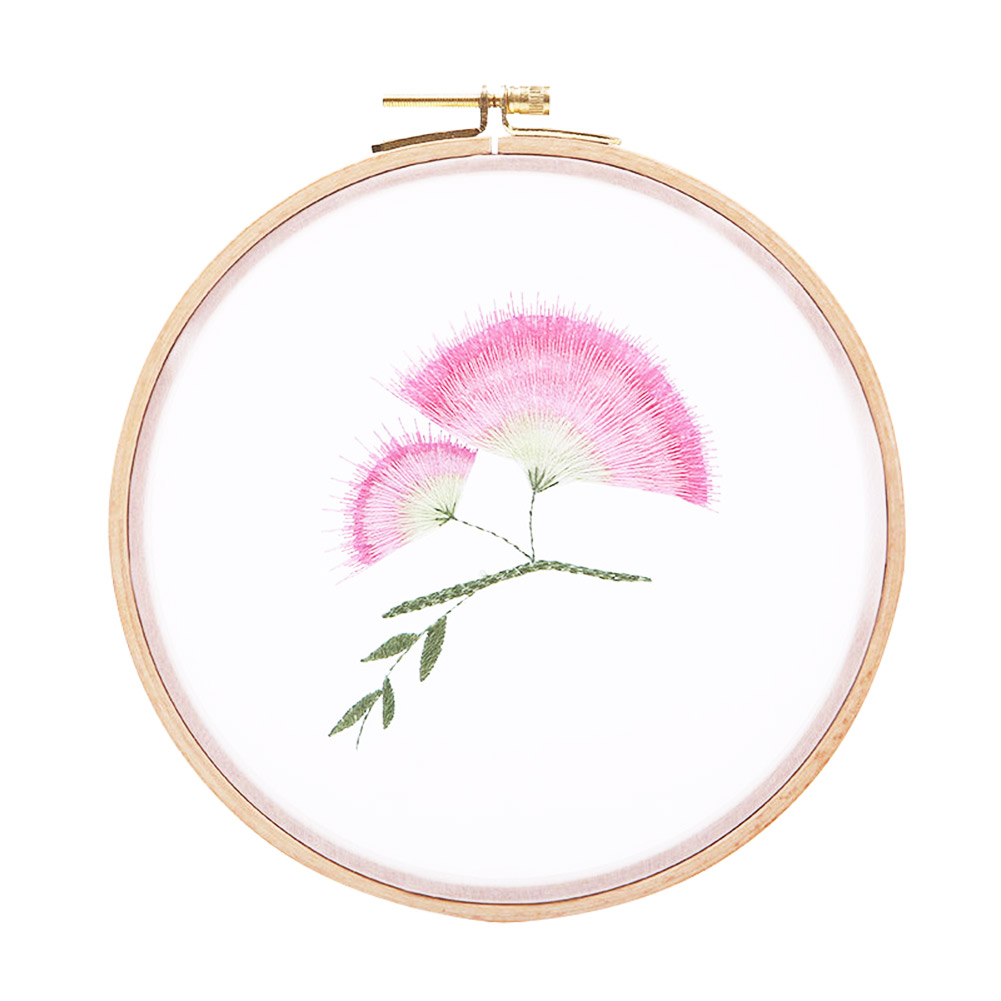 

Albizia Flower - Embroidery - Cross Stitch, 501 Original