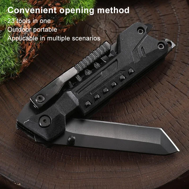 23 Werkzeuge in einem | Outdoor-Multifunktions-Taschenmesser Klappmesser