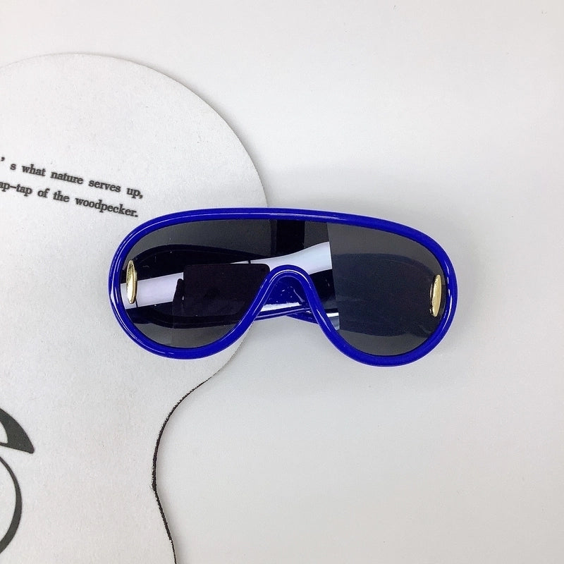 New Children’s Sunglasses Retro UV-proof Beach Baby Sunglasses Boys And Girls Concave Glasses Fashion